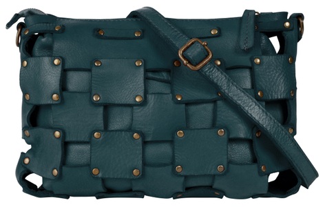 SAMANTHA LOOK, Samantha Look Umhängetasche, (1 tlg.), echt Leder, Made in Italy, Samantha Look Umhängetasche, echt Leder, Made in Italy
