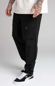Sik Silk, Hosen Ripstop Cargo Pants Unisex Schwarz L, Siksilk Cargohose »Hosen Ripstop Cargo Pants«