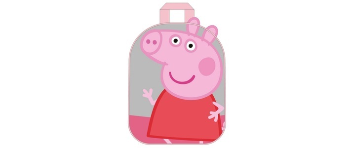 Undercover, UNDERCOVER Plüsch-Rucksack PIGP7825 Peppa Pig, UNDERCOVER Kinderrucksack »Peppa«, Frontseite aus Plüsch