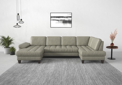 SIT&MORE, sit&more Wohnlandschaft, wahlweise mit Bettfunktion, Bettkasten, Sitztiefenverstellung, sit&more Wohnlandschaft »Westham U-Form«, wahlweise mit Bettfunktion, Bettkasten, Sitztiefenverstellung