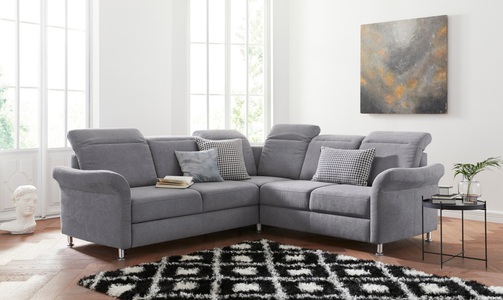 sit&more Ecksofa, inklusive Federkern, wahlweise mit Kopfteilverstellung, Bettfunktion und Schubladenstauraum