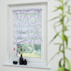 LIEDECO, Liedeco Doppelrollo »Espiral«, Lichtschutz, ohne Bohren, freihängend, 