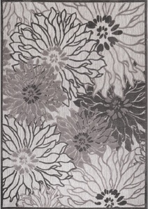 Sanat Teppich »Floral 2«, rechteckig, 6 mm Höhe, In- und Outdoor geeignet, florales Design, Balkon, Terasse