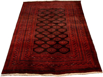 MorgenLand, morgenland Wollteppich »Sarough Teppich handgeknüpft rot«, rechteckig, 7 mm Höhe, 