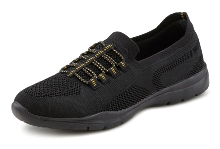 Lascana, LASCANA Sneaker, Slip In bequem zum Reinschlüpfen aus leichtem Meshmaterial vegan, LASCANA Sneaker, Slipper, Halbschuh, zum Reinschlüpfen, leichtes Meshmaterial VEGAN