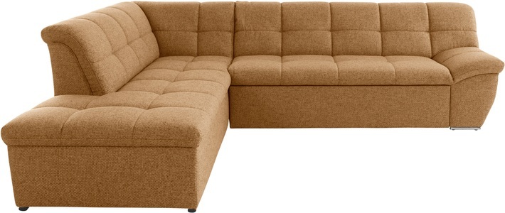 DOMO collection Ecksofa »Lagoa«, wahlweise mit Bettfunktion, frei im Raum stellbar, in grosser Farbvielfalt