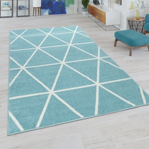 PACO HOME, Paco Home Teppich »Stella 401«, rechteckig, 12 mm Höhe, Kurzflor, modernes Design, intensive Farbbrillianz, ideal im Wohnzimmer & Schlafzimmer, 