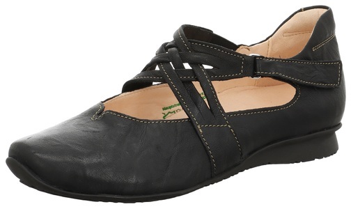 Think!, Think! Riemchenballerina, Halbschuh Think! schwarz Größe: 38