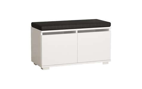 Schuhschrank »Woody Fashion Drago 80 x 42 x 35 cm, Weiss/Schwarz«