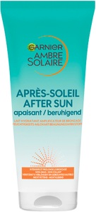 Ambre Solaire, Beruhigende After Sun Sanft Bräunende Feuchtigkeits-milch Damen 200ml, GARNIER AMBRE SOLAIRE beruhigende After Sun, sanft Bräunende Feuchtigkeits-Milch (200ml)