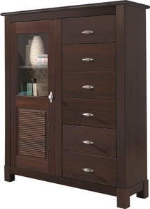 HOME AFFAIRE, Home affaire Highboard »Rauna«, Breite 103 cm, Home affaire Highboard »Rauna«, Vitrine, Breite 103 cm