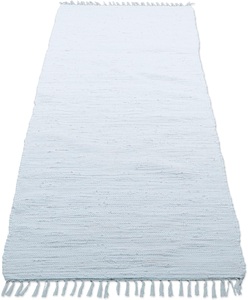 THEKO, THEKO Teppich »Happy Cotton«, rechteckig, 5 mm Höhe, Handweb Teppich, Flachgewebe, reine Baumwolle, handgewebt, mit Fransen, ideal im Wohnzimmer & Schlafzimmer, THEKO Teppich »Happy Cotton«, rechteckig, 5 mm Höhe, Handweb Teppich, Flachgewebe, reine Baumwolle, handgewebt, mit Fransen