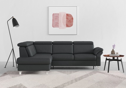 sit&more Ecksofa, inklusive Kopfteilverstellung und Federkern