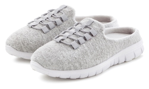 Vivance Hausschuh, mit herausnehmbarer Innensohle, Slipper, Pantoffel,Clog, Sneaker VEGAN