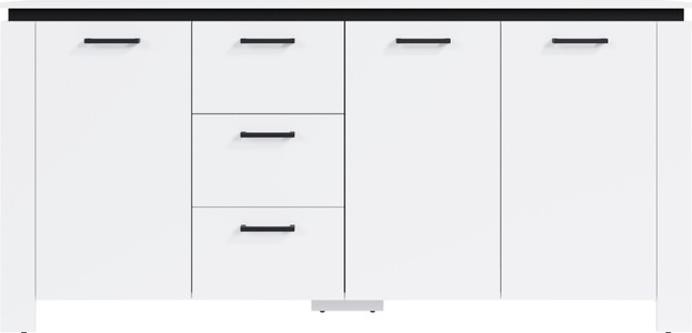 Hela, HELA Sideboard »DENVER«, mit Winkelstollen, 