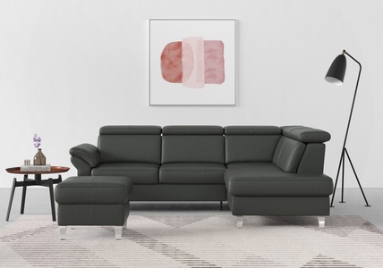 sit&more Ecksofa, inklusive Kopfteilverstellung und Federkern