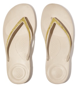 Fitflop, Fitflop Zehentrenner »iQUSHION SPARKLE - CLASSIC«, Fitflop - flip-flops fã¼r damen iqushion sparkle tpu, für Damen, Größe 39