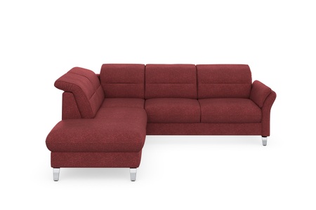 sit&more Ecksofa »Grenoble«, inklusive Federkern, wahlweise mit Bettfunktion, Stauraum, Armteilverstellung und Kopfteilverstellung