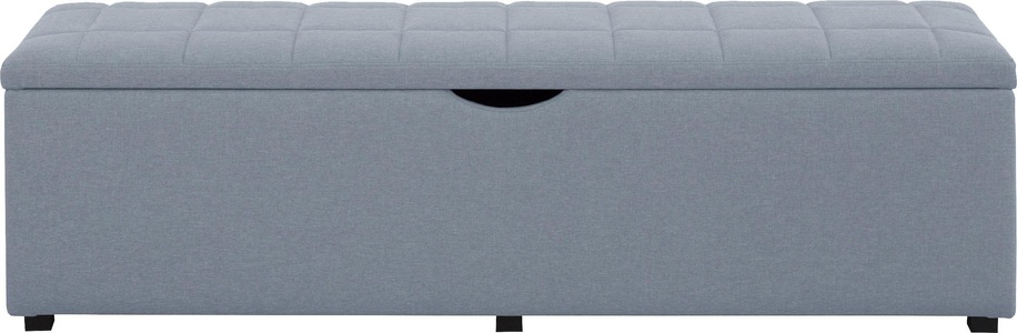 PLACES OF STYLE, Places of Style Hockerbank »Checked«, mit Stauraum, Breite 120 cm und 160 cm, auch als Garderobenbank oder Bettbank geeignet, Places of Style Hockerbank »Checked«, mit Stauraum, Breite 120 cm und 160 cm, als Bettbank geeignet