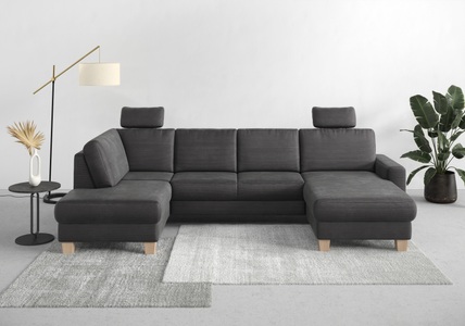 Home affaire Wohnlandschaft »Summer«, mit oder ohne Bettfunktion und Bettkasten, Cord-Bezug