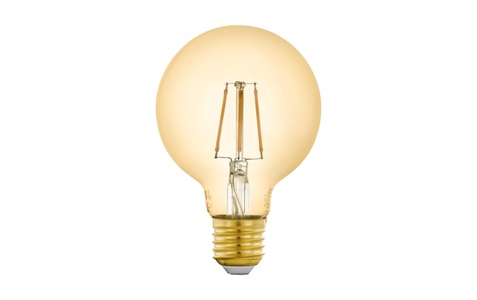 NoName, Eglo Leuchtmittel E27-G80 4,9W 2200K amber 1 Stk, EGLO LED-Leuchtmittel »EGLO Leuchten Leuchtmittel Connect«