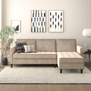 Dorel Home, Dorel Home Ecksofa »Presley«, Ecksofa mit Bett-Funktion und Stauraum, verstellbare Rückenlehne, Dorel Home Ecksofa »Presley, L-Form,« Ecksofa mit Bett-Funktion und Stauraum, verstellbare Rückenlehne