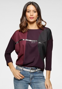 LAURA SCOTT, Laura Scott Shirtbluse, im Materialmix, 