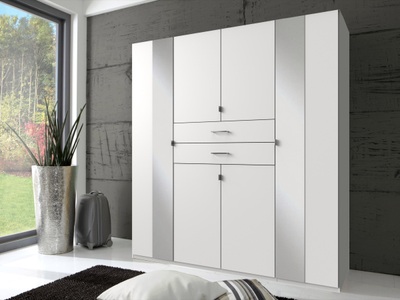 Wimex, Wimex Kleiderschrank »Konstanz«, mit Schubkästen auf Komforthöhe, Kleiderschrank «Saigon», B 270 cm, anthrazit