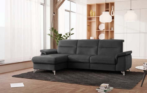 SCHÖNER WOHNEN LAMINAT, SCHÖNER WOHNEN LAMINAT Ecksofa, wahlweise mit motorischer Relaxfunktion, sit&more Ecksofa »Astoria L-Form«, wahlweise mit motorischer Relaxfunktion