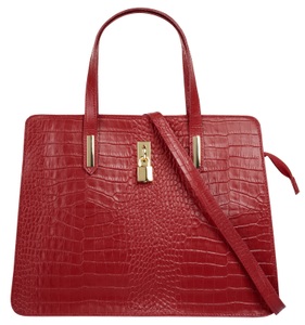 CLUTY, Cluty Henkeltasche, (1 tlg.), echt Leder, Made in Italy, Cluty Henkeltasche, echt Leder, Made in Italy