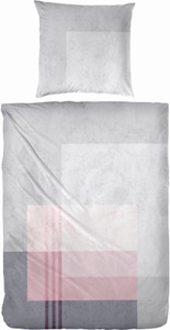 undefined, Primera Mako-Satin Bettwäsche, Primera Bettwäsche »Stone«, mit graphischem Muster