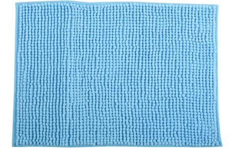 Badteppich Chenille 60X90Cm Hellblau