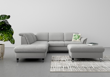 sit&more Ecksofa, wahlweise mit Kopfteilverstellung, Bettfunktion und Stauraum