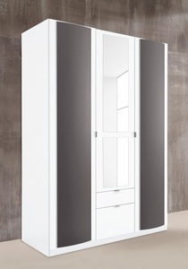 priess, priess Kleiderschrank, mit gerundeten Elementen auf den Aussentüren, priess Kleiderschrank, mit gerundeten Elementen auf den Aussentüren