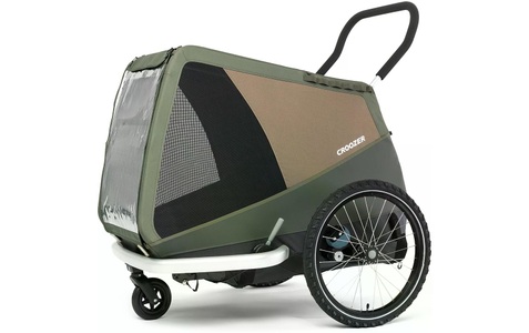 Croozer, CROOZER Hundefahrradanhänger Dog Mikke Moss green, Croozer Veloanhänger Dog Mikke XL, Moss Green