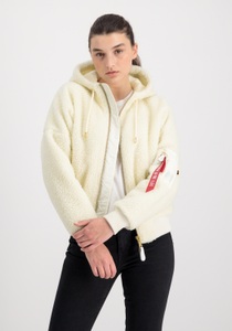 Alpha Industries, Alpha Industries Bomberjacke »Alpha Industries Women - Bomber & Flight Jackets«, Alpha Industries Bomberjacke »MA-1 OS Hooded Teddy W«