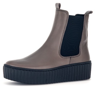 Gabor, Gabor Chelseaboots, mit kontrastfarbiger Plateausohle, 