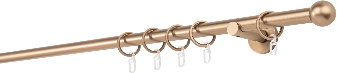 mydeco, mydeco Gardinenstange »20mm Ball Wandträger 6,5 cm«, Fixmass, mydeco Gardinenstange »20mm Ball Wandträger 6,5 cm«, Fixmass