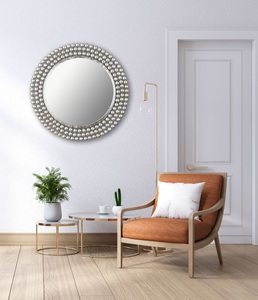 Guido Maria Kretschmer Home&Living, Guido Maria Kretschmer Home&Living Spiegel, Guido Maria Kretschmer Home&Living Dekospiegel, Wandspiegel, rund, Metallrahmen
