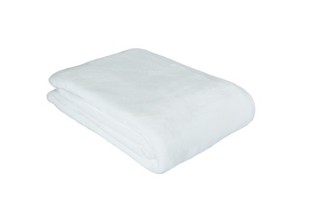 Eskitex, eskitex - Plaid CASHMINA - Polyester - weiss - 150/200 cm, Eskimo Wohndecke »Cashmina«