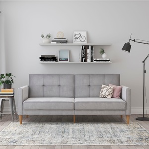 Dorel Home 3-Sitzer »Lilly«, Bett-Funktion, Rückenlehne 3-fach verstellbar, Sitzhöhe 43 cm