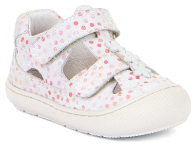 froddo®, Lauflern-Sandalen OLLIE G DOTS in white, Lauflern-Sandalen OLLIE G DOTS in white