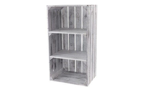 HOLZ ZOLLHAUS, Holz Zollhaus - Regal Vintage Shabby Weiss 40 x 75 cm, Holz Zollhaus Regal »Vintage Shabby Weiss 40 x 75 cm«