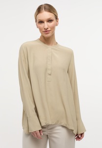 Eterna, LANGARM BLUSE 1863 BY ETERNA - PREMIUM KREPP ODER CRÊPEGEWEBE SALBEI, 