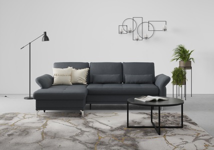 INOSIGN, INOSIGN Ecksofa »Palm Beach«, Federkern, mit Sitztiefenverstellung, wahlweise mit Bettfunktion, Bettkasten und Armteilverstellung, INOSIGN Ecksofa »Palm Beach L-Form«, Federkern, mit Sitztiefenverstellung, wahlweise mit Bettfunktion