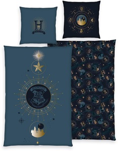 Herding 4474449050 - Bettwäsche Harry Potter, Baumwolle/Renforcé, 80x80/135x200 cm