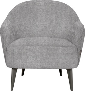 furninova, furninova Sessel »Paloma«, furninova Sessel »Paloma Loungesessel, Designsessel«, mit Chromfuss, im skandinavischen Design