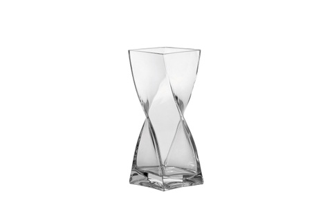 LEONARDO, Leonardo Vase Swirl 25 cm Transparent, Vase Swirl glas transparent H 25 cm - Leonardo transparent en glas