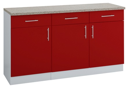 wiho Küchen, wiho Küchen Unterschrank »Kiel«, 150 cm breit, wiho Küchen Unterschrank »Kiel«, 150 cm breit