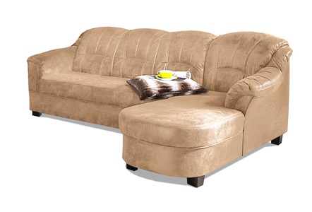 HOME AFFAIRE, Home affaire Ecksofa »Budapest«, wahlweise mit Bettfunktion, mit Recamiere oder Ottomane, 
